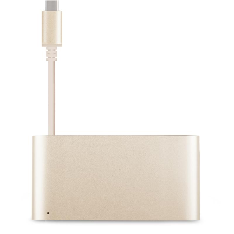 Адаптер USB Type-C to 1*USB 2.0, 1*HDMI, 1*Type-C, Moshi, Satin Gold (99MO084206) - фото #0, Technodom.kz