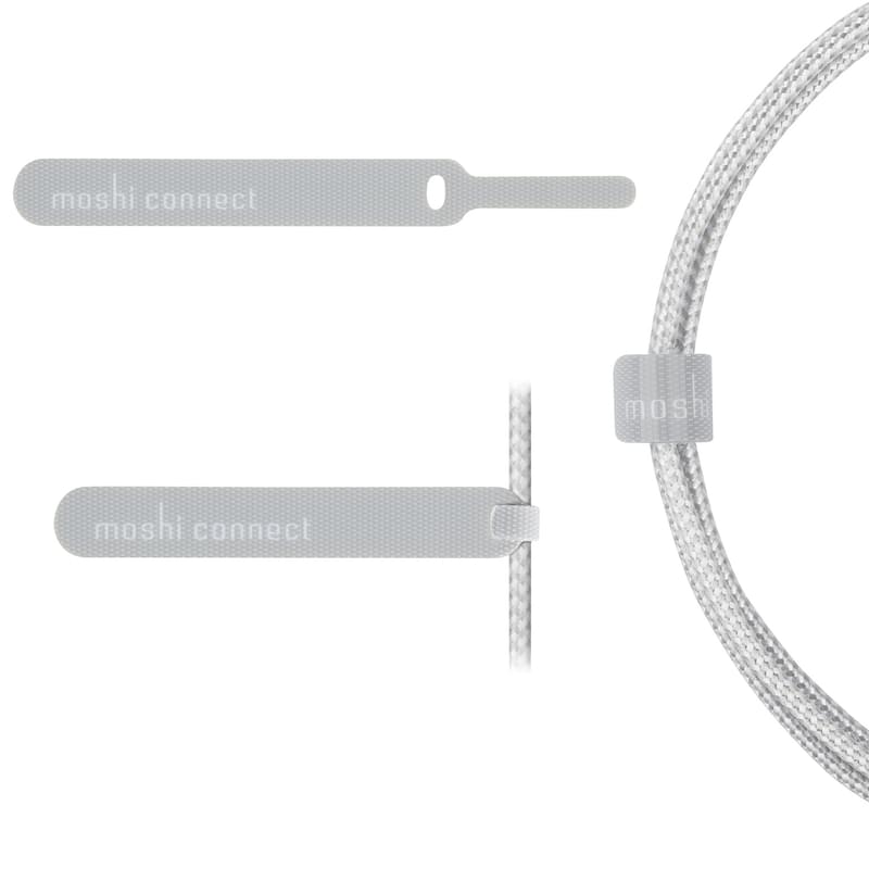 Кабель USB Type-C - USB Type-C, Moshi, 1м, Jet Silver (99MO084244) - фото #4, Technodom.kz