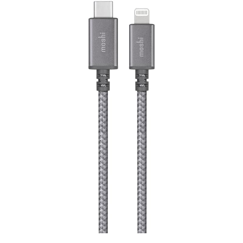 Moshi, USB кабелі Type-C - Lightning, 1.2м, Gray (99MO084041) - фото #0, Technodom.kz