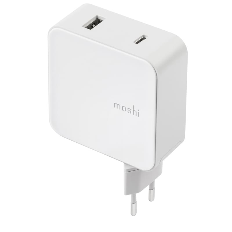 Сетевое зарядное устройство 1*USB, 1*USB Type-C 42W, ProGeo, Moshi, Белый (99MO022117) - фото #1, Technodom.kz