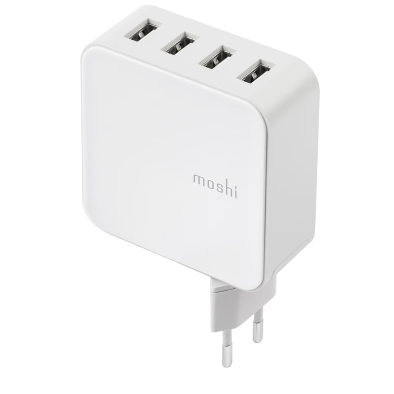 Сетевое зарядное устройство 4*USB, 7A, ProGeo, Moshi, Белый (99MO022151) - фото #1, Technodom.kz