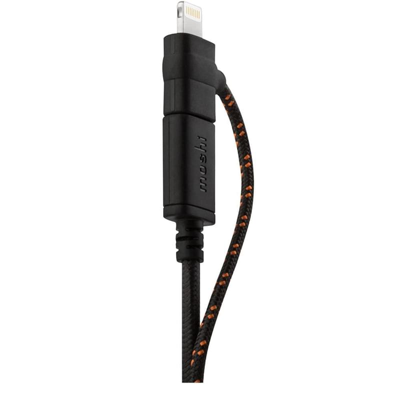 USB 2.0 Әмбебап кабелі - Lightning/MicroUSB/Type-C, Moshi, 1м, Black (99MO023047) - фото #1, Technodom.kz
