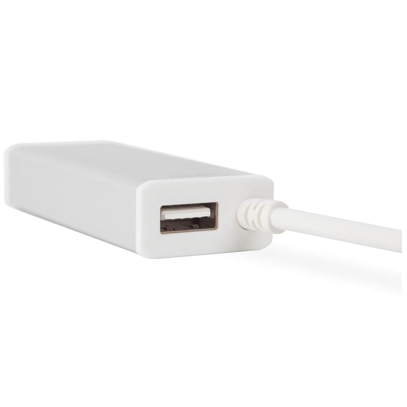 Адаптер USB Type-C to Ethernet Adapter, RJ-45, до 1000 Мбит/с, Silver (99MO084203) - фото #1, Technodom.kz