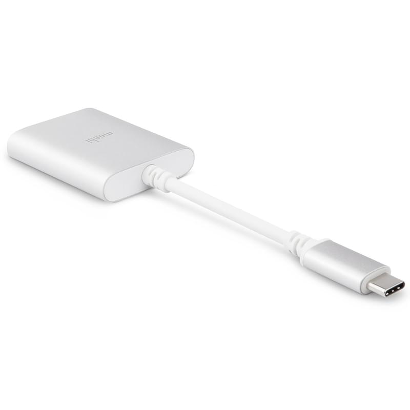 Адаптер Moshi, Type-C - 1*USB Type-C, 1*3,5 мм для наушников (MFG), Silver (99MO084246) - фото #1, Technodom.kz