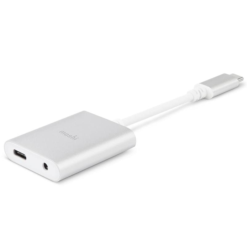 Адаптер Moshi, Type-C - 1*USB Type-C, 1*3,5 мм для наушников (MFG), Silver (99MO084246) - фото #2, Technodom.kz