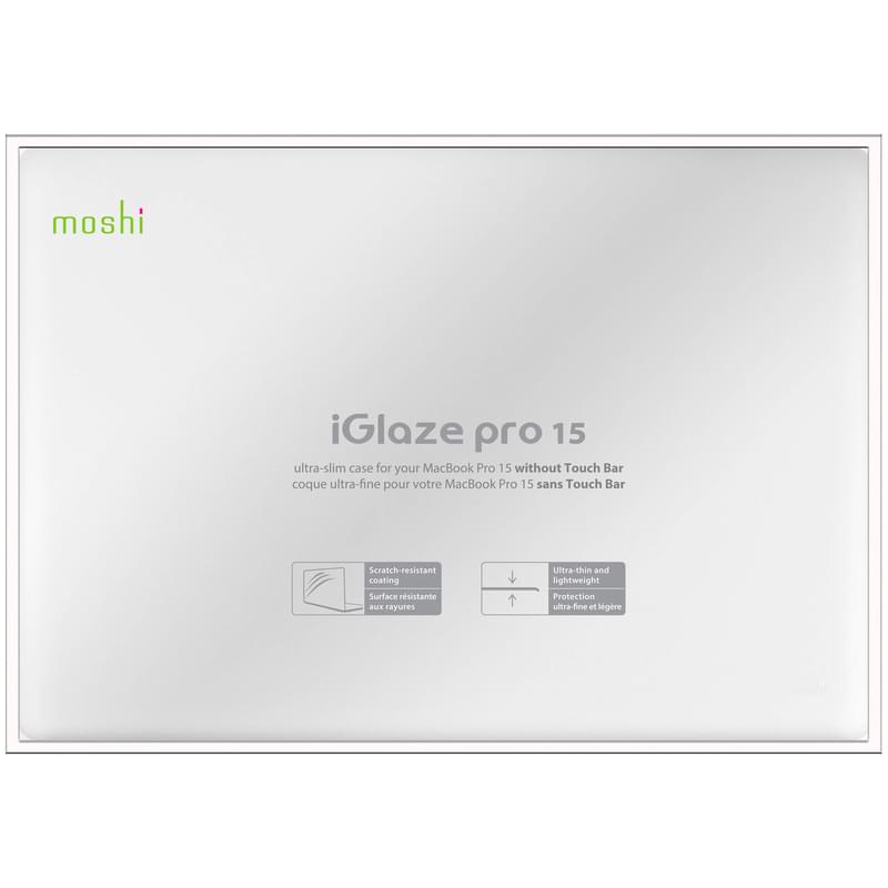 Чехол для MacBook Pro 15" Moshi iGlaze Hard Shell, Transparent (99MO071908) - фото #8, Technodom.kz