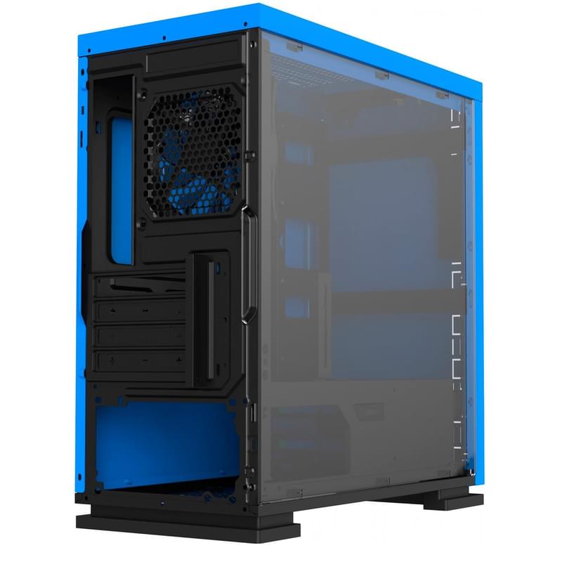 ПК корпус GameMax EXPEDITION H605-BLU TG Mini-Tower, window, Blue mATX (EXPEDITION H605-BLU) - фото #5, Technodom.kz