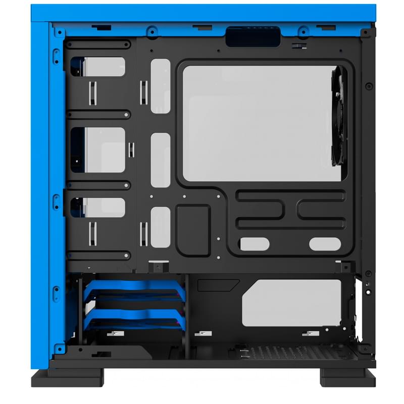 ПК корпус GameMax EXPEDITION H605-BLU TG Mini-Tower, window, Blue mATX (EXPEDITION H605-BLU) - фото #7, Technodom.kz