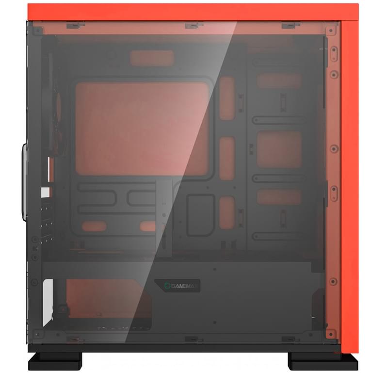 ПК корпус GameMax EXPEDITION H605-RD TG Mini-Tower, window, Red mATX (EXPEDITION H605-RD) - фото #3, Technodom.kz