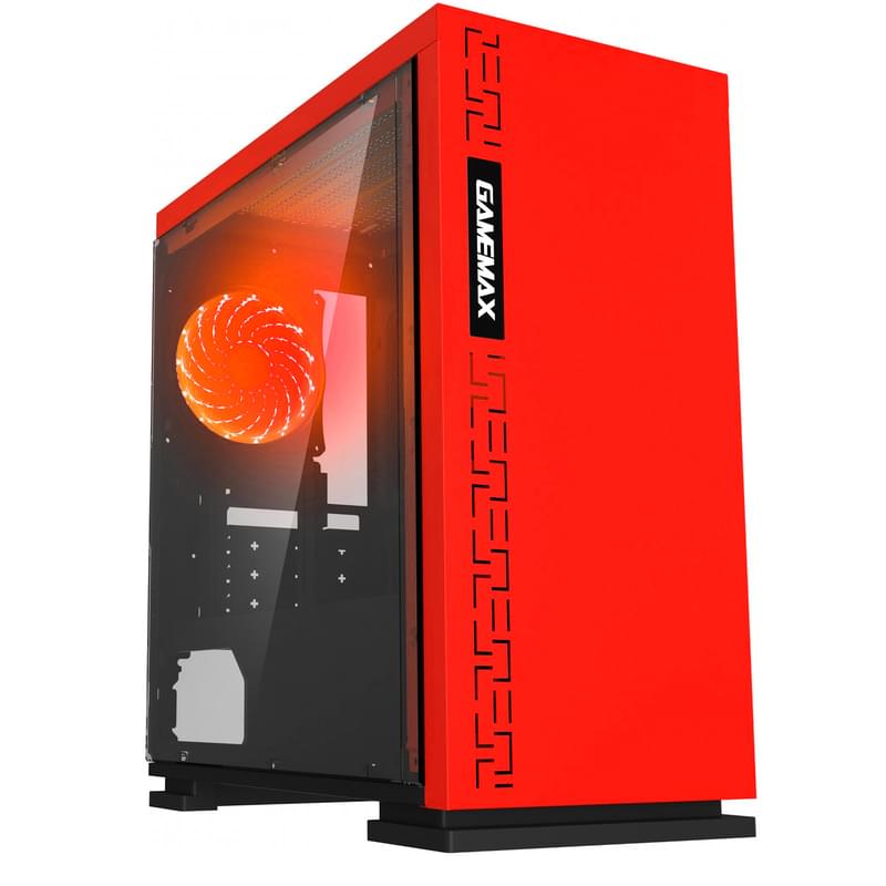 ПК корпус GameMax EXPEDITION H605-RD TG Mini-Tower, window, Red mATX (EXPEDITION H605-RD) - фото #8, Technodom.kz