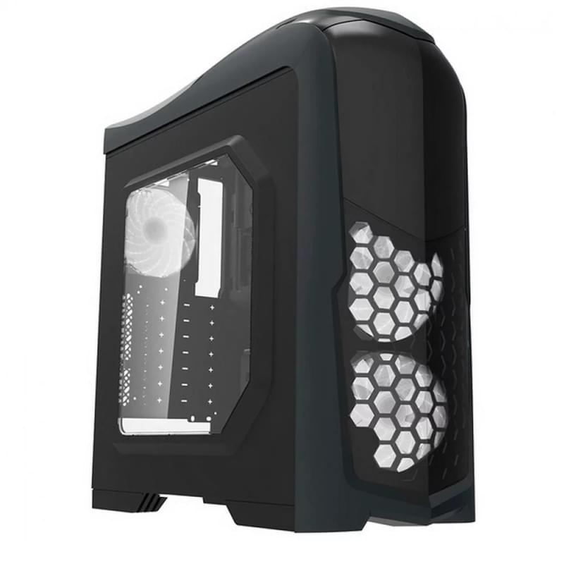 GameMax G539-RGB Mid-Tower кейсі, window, Black mATX (G539-RGB) - фото #0, Technodom.kz