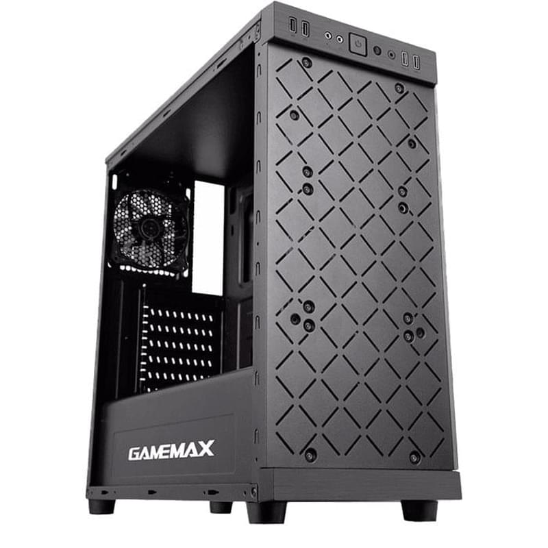 ПК корпус GameMax Polaris Black TG Full-Tower, window, ATX (Polaris Black) - фото #5, Technodom.kz