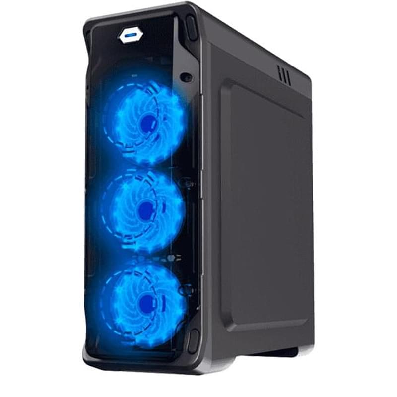 ПК корпус GameMax StarLight Black Blue Mid-Tower, window, ATX (StarLight Black Blue ) - фото #2, Technodom.kz