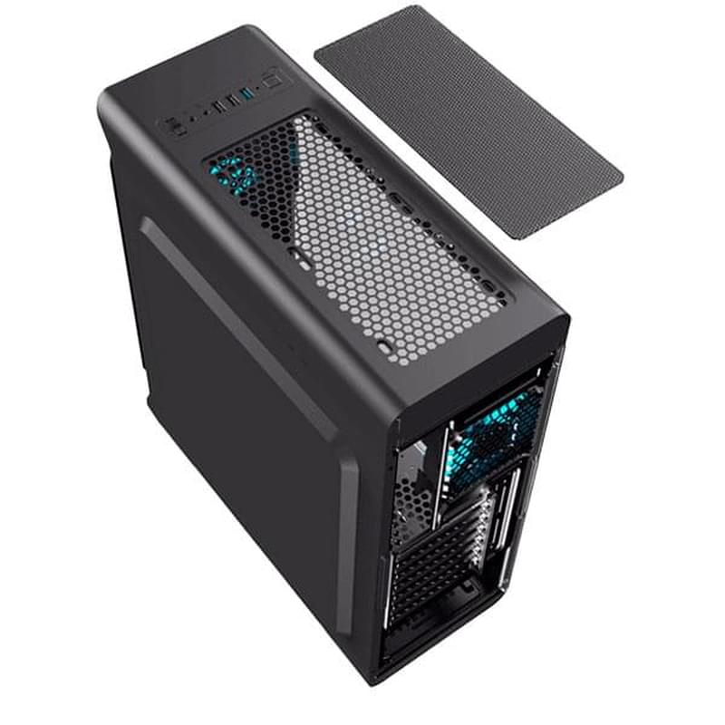 ПК корпус GameMax StarLight Black Blue Mid-Tower, window, ATX (StarLight Black Blue ) - фото #5, Technodom.kz