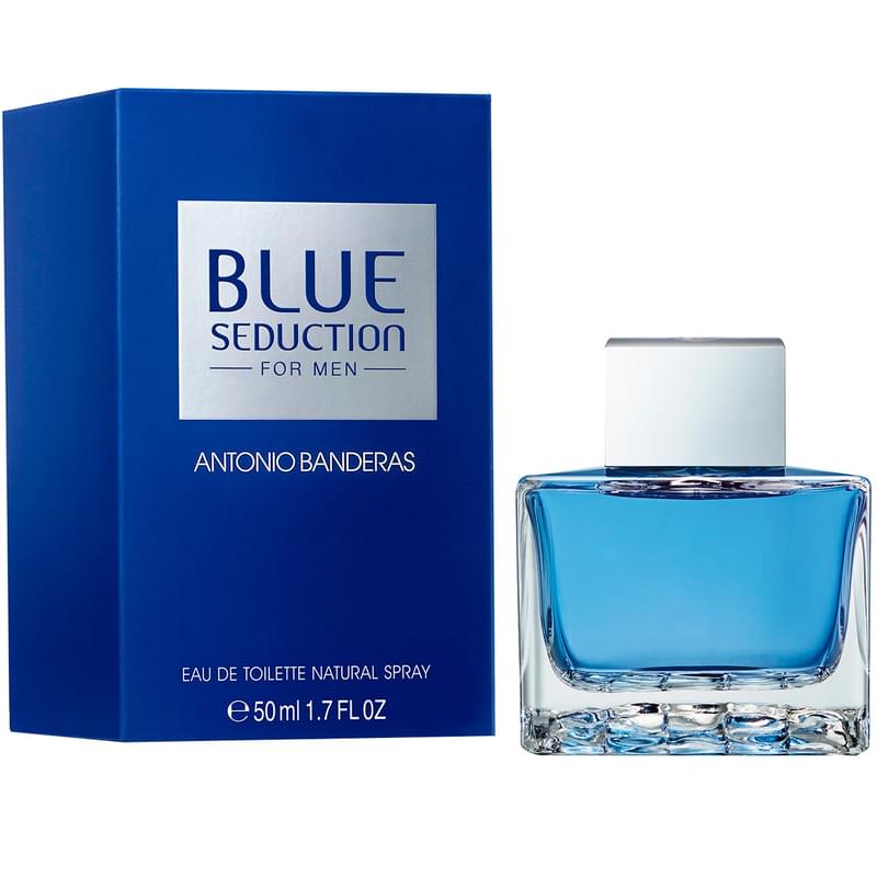 Туалетная вода Antonio Banderas Blue Seduction edt 50 - фото #1, Technodom.kz
