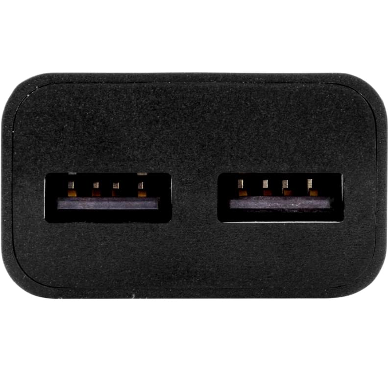 Сетевое зарядное устройство 2*USB, 3.0A, AVA, Черный (AV-CHT001) - фото #2, Technodom.kz