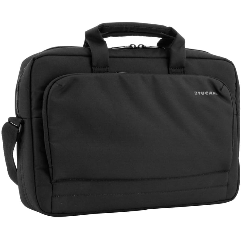 Сумка для ноутбука 15,6" Tucano Black, полиэстер (BSTN-BK) - фото #2, Technodom.kz