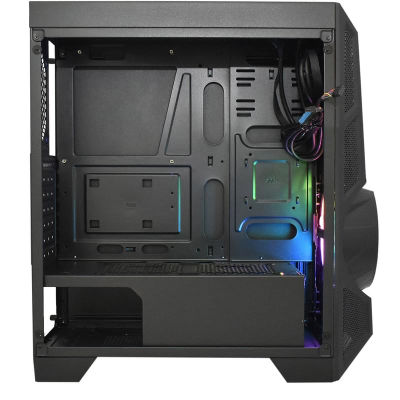 ПК корпус Aerocool AeroEngine RGB Mid-Tower, window, Black mATX - фото #5, Technodom.kz