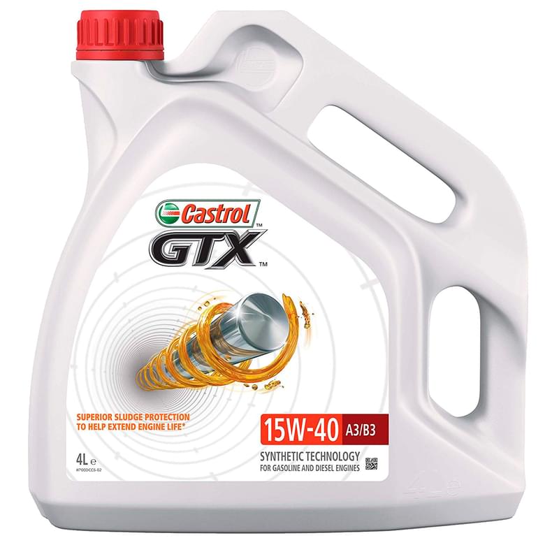 Моторное масло CASTROL GTX 15W40 API SL/CF 4л - фото #0, Technodom.kz