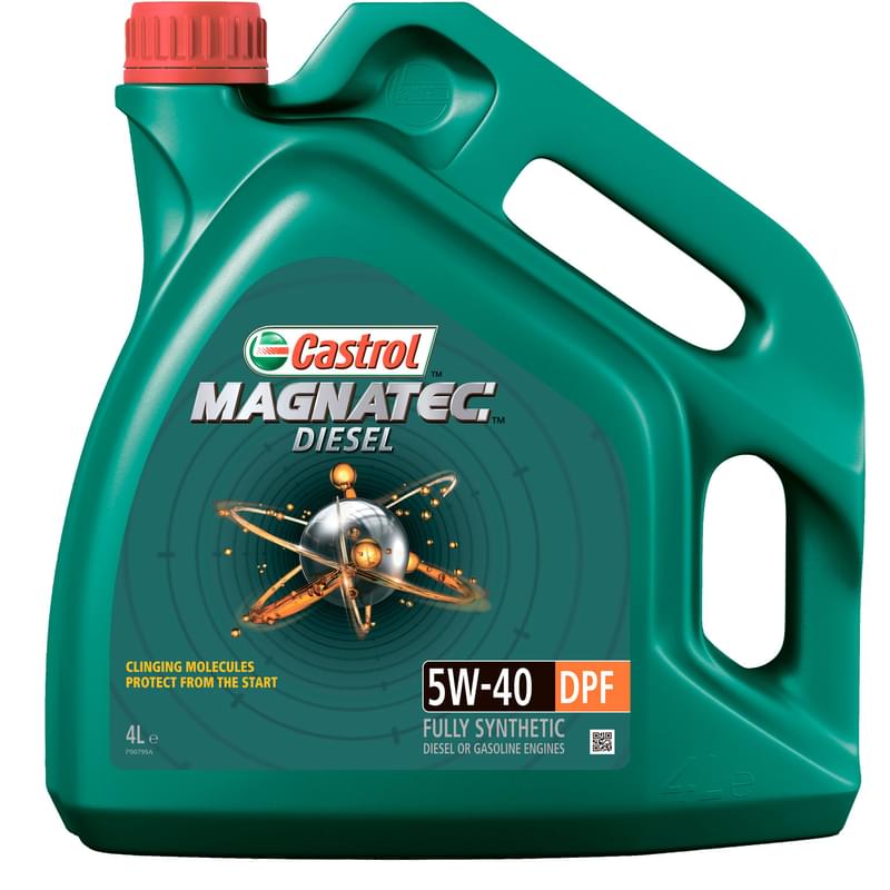 Моторное масло CASTROL Magnatec Diesel 5W40 DPF API SM/CF 4л - фото #0, Technodom.kz
