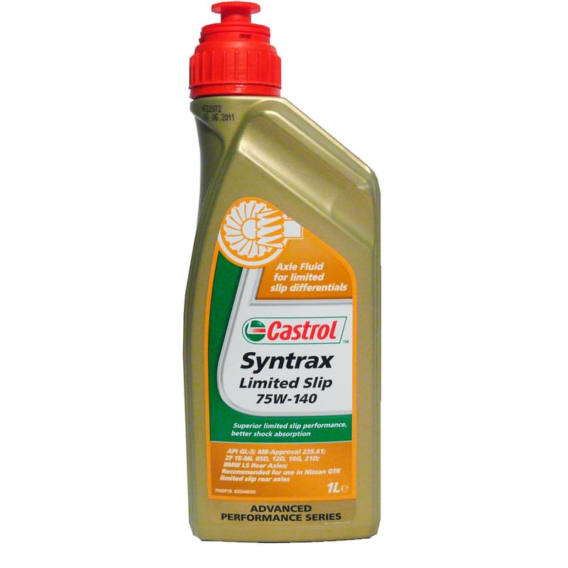 Трансмиссионное масло CASTROL Syntranx Limited Slip 75W140 API GL-5 1л - фото #0, Technodom.kz