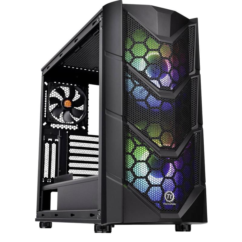 ПК корпус Thermaltake Commander C36 TG ARGB, window, Black mATX (CA-1N7-00M1WN-00) - фото #1, Technodom.kz