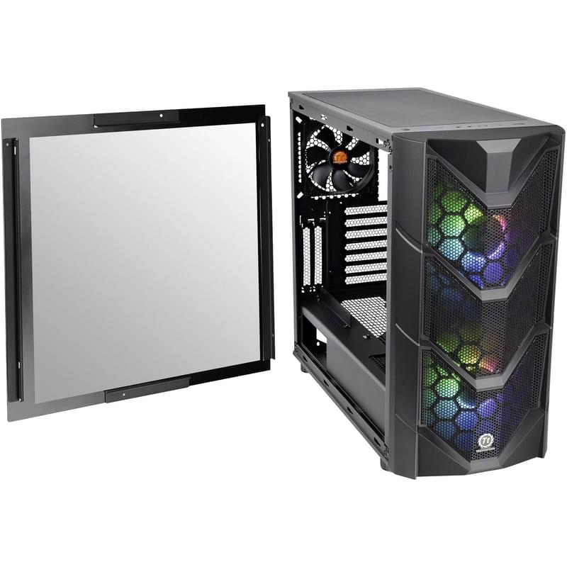 ПК корпус Thermaltake Commander C36 TG ARGB, window, Black mATX (CA-1N7-00M1WN-00) - фото #6, Technodom.kz