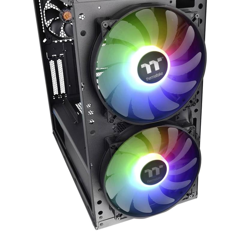 ПК корпус Thermaltake Commander C36 TG ARGB, window, Black mATX (CA-1N7-00M1WN-00) - фото #7, Technodom.kz