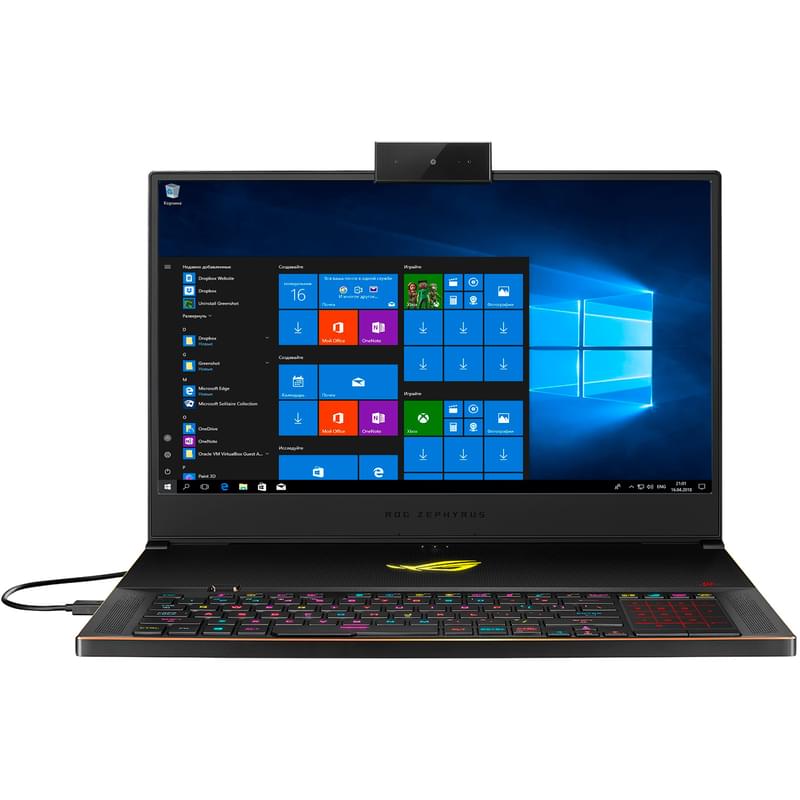 Игровой ноутбук Asus ROG Zephyrus S GX701GVR i7 9750H / 16ГБ / 1000HDD / RTX2060 6ГБ / 17.3 / Win10 / (GX701GVR-EV016R) - фото #0, Technodom.kz