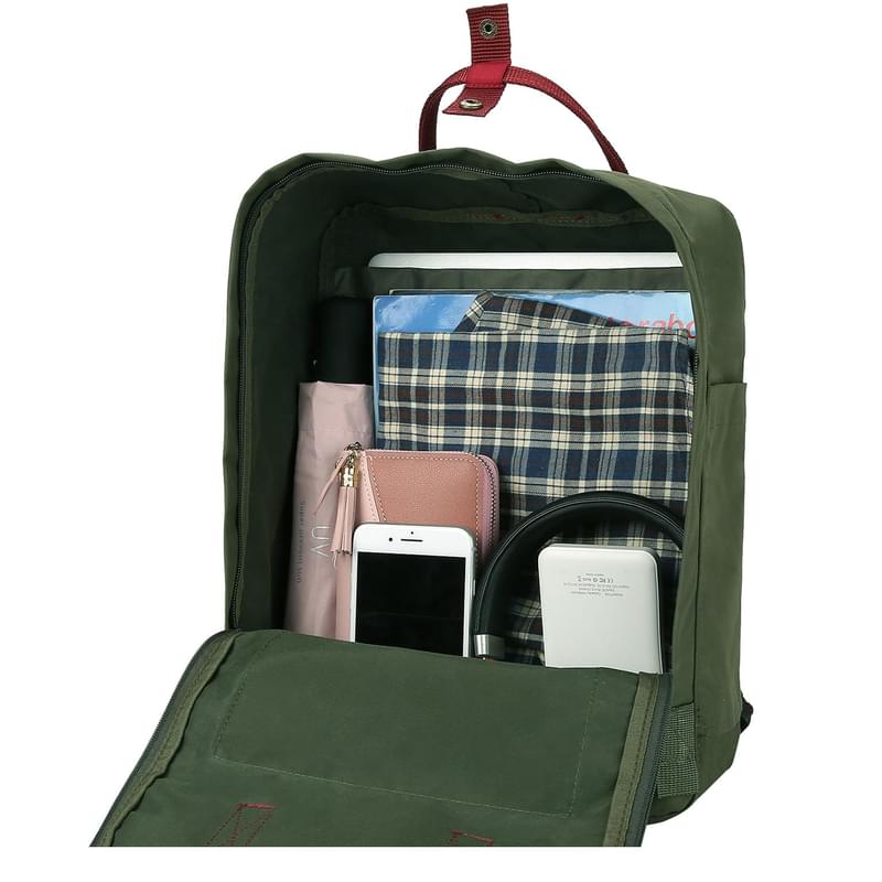 Рюкзак для ноутбука 15.6" NEO NEB-023, Green Red, полиэстер (NEB-023GNR) - фото #4, Technodom.kz