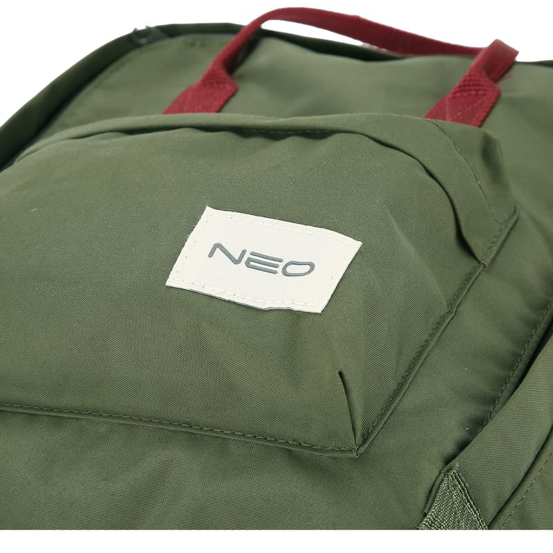 Рюкзак для ноутбука 15.6" NEO NEB-023, Green Red, полиэстер (NEB-023GNR) - фото #7, Technodom.kz