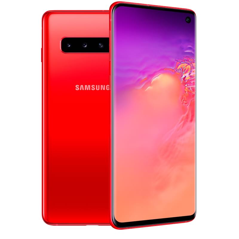 GSM Samsung SM-G973FZRDSKZ THX-6.1-16-4 Galaxy S10 128Gb Red - фото #0, Technodom.kz