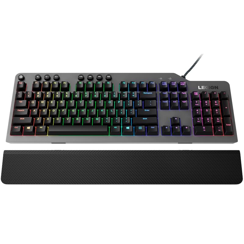 Клавиатура игровая проводная USB Lenovo Legion K500 RGB - фото #2, Technodom.kz
