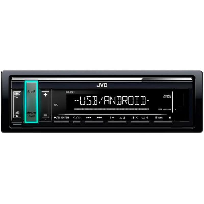 Автомагнитола JVC KD-X161 DIN 1 - фото #0, Technodom.kz