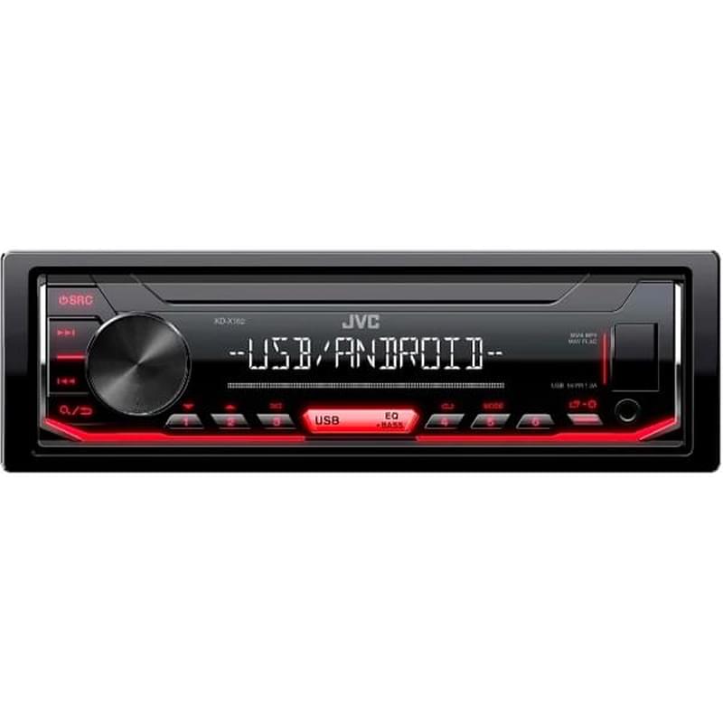 Автомагнитола JVC KD-X162 DIN 1 - фото #0, Technodom.kz