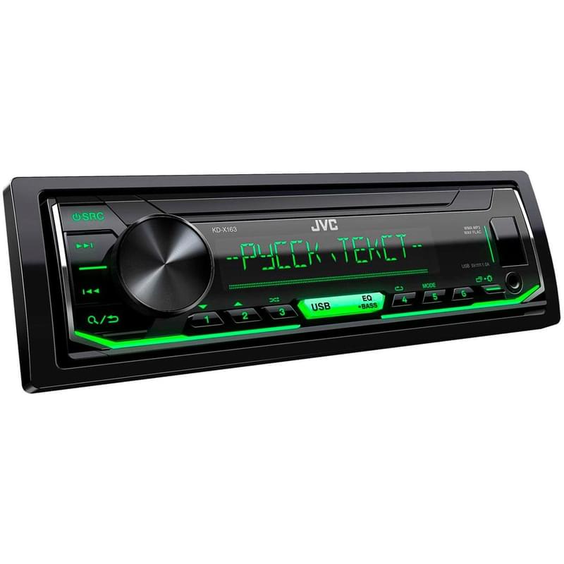 Автомагнитола JVC KD-X163 DIN 1 - фото #2, Technodom.kz
