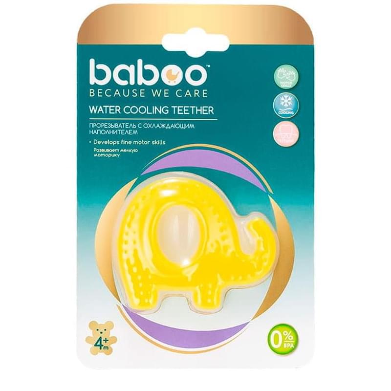 Baboo Прорезыватель для зубов Слоник охлаждающий 4 м+ - фото #1, Technodom.kz