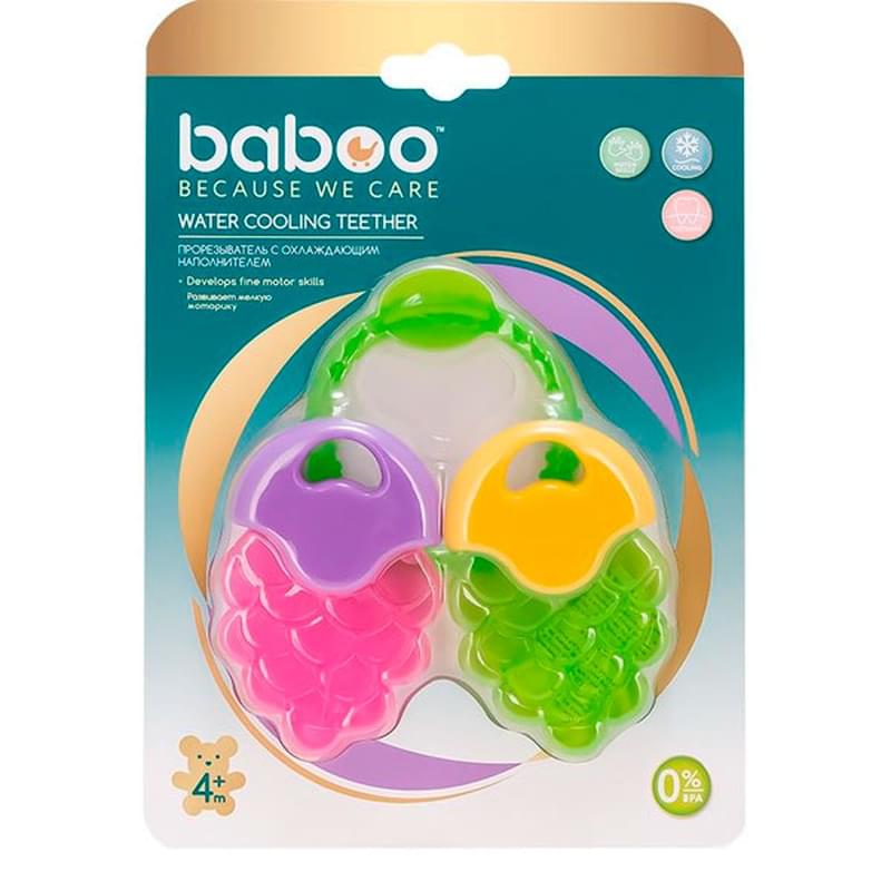 Baboo Прорезыватель для зубов Ягоды охлаждающий 4 м+ - фото #1, Technodom.kz
