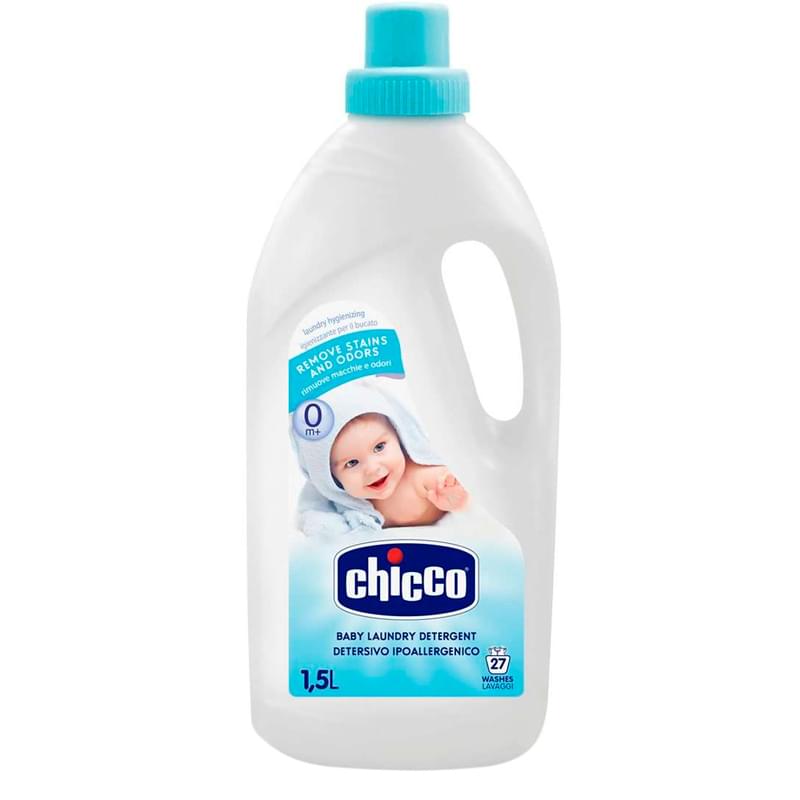 Chicco Жидкий порошок для стирки детского белья 1,5л 0+ - фото #0, Technodom.kz Chicco Жидкий порошок для стирки детского белья 1,5л 0+ - фото #0, Technodom.kz