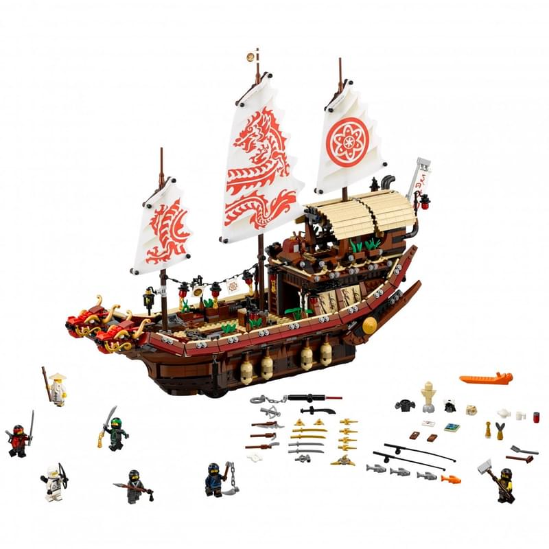 Дет. Конструктор Lego Ninjago, Летающий корабль Мастера Ву (70618) - фото #2, Technodom.kz