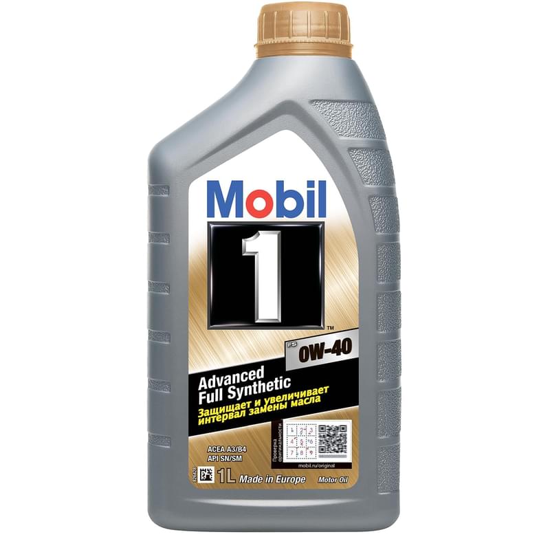 Моторное масло Mobil 1 0W40 API CF 1л - фото #0, Technodom.kz