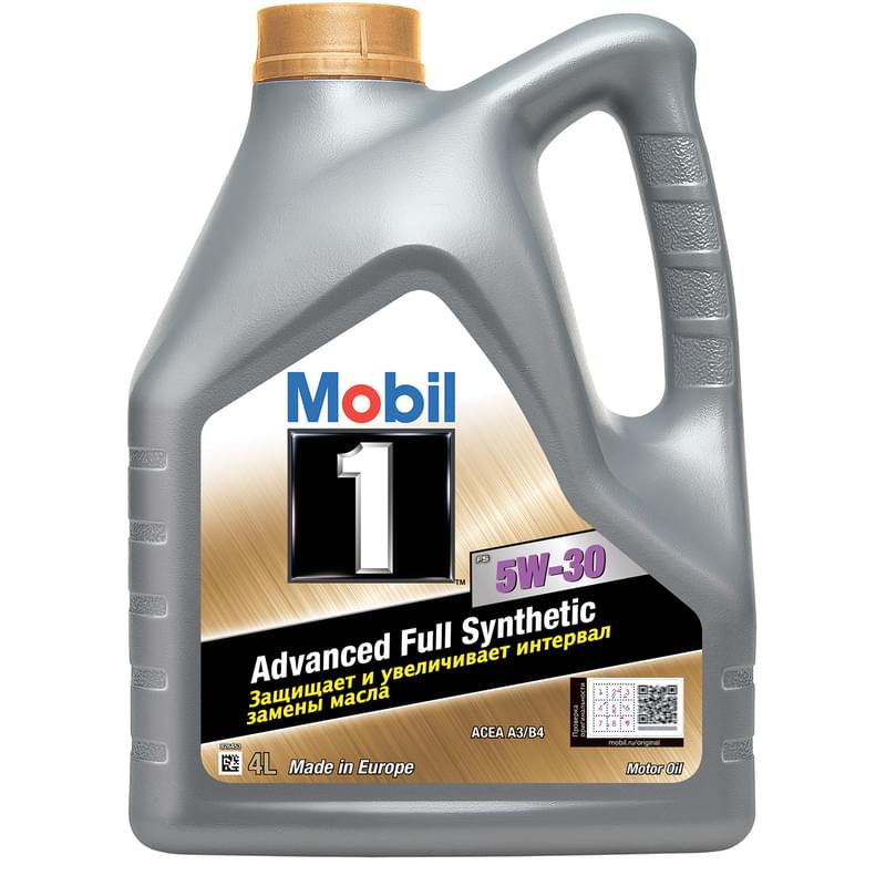 Моторное масло Mobil 1 FS 5W30 API SN 4л - фото #0, Technodom.kz