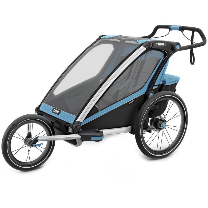 Прицеп коляска для детей. Thule Chariot. Детская коляска Thule. Трехколесная коляска Thule. Беговая коляска для детей