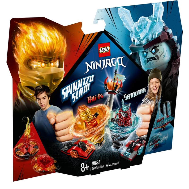 Конструктор Lego Ninjago Бой мастеров кружитцу — Кай против Самурая 70684 - фото #0, Technodom.kz