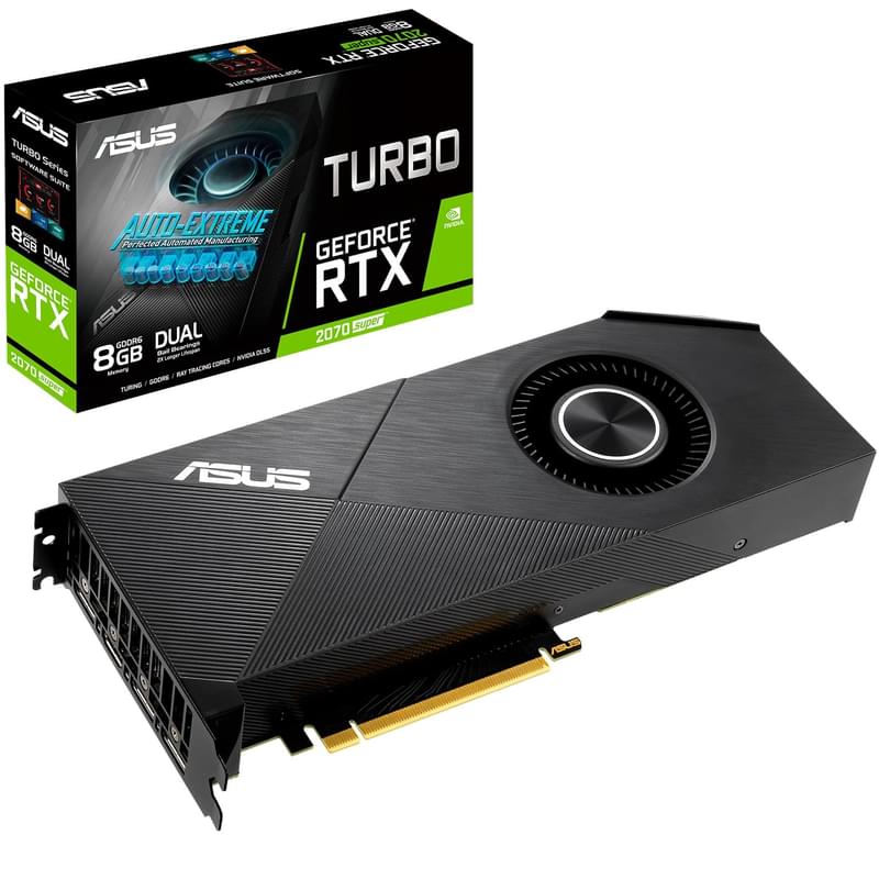 Видеокарта ASUS TURBO GeForce RTX2070 SUPER EVO 8GB 256bit/GR6 (2HDMI+2DP)(TURBO-RTX2070S-8G-EVO) - фото #5, Technodom.kz