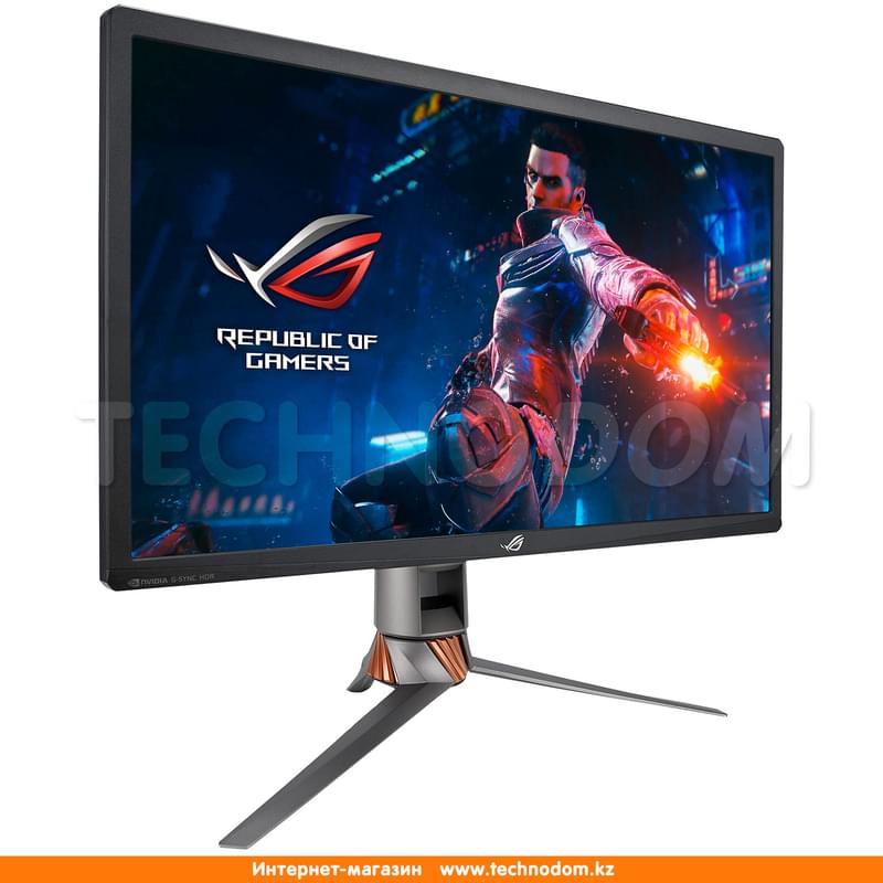 Монитор Игровой 27" Asus ROG Swift PG27UQ 3840x2160 16:9 IPS 144ГЦ (HDMI+DP) Titanium - фото #1, Technodom.kz