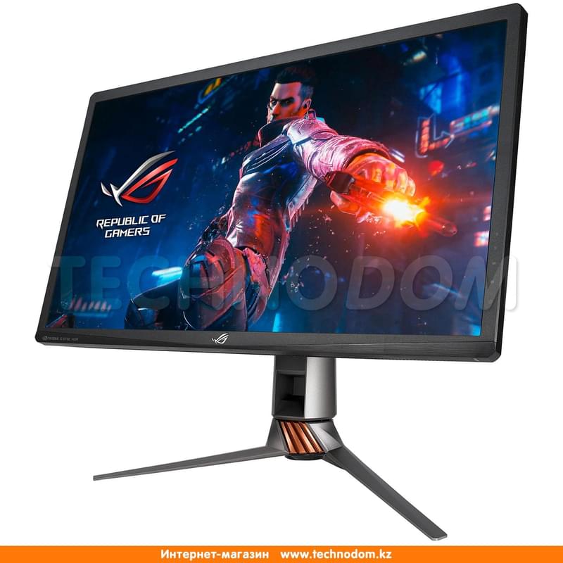 Монитор Игровой 27" Asus ROG Swift PG27UQ 3840x2160 16:9 IPS 144ГЦ (HDMI+DP) Titanium - фото #8, Technodom.kz