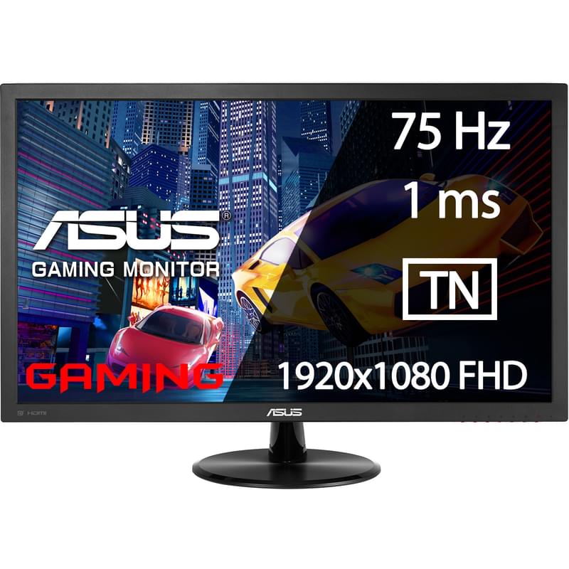 Монитор Игровой 27" Asus VP278QG 1920x1080 16:9 TN 75ГЦ (HDMI+DP+VGA) Black - фото #0, Technodom.kz