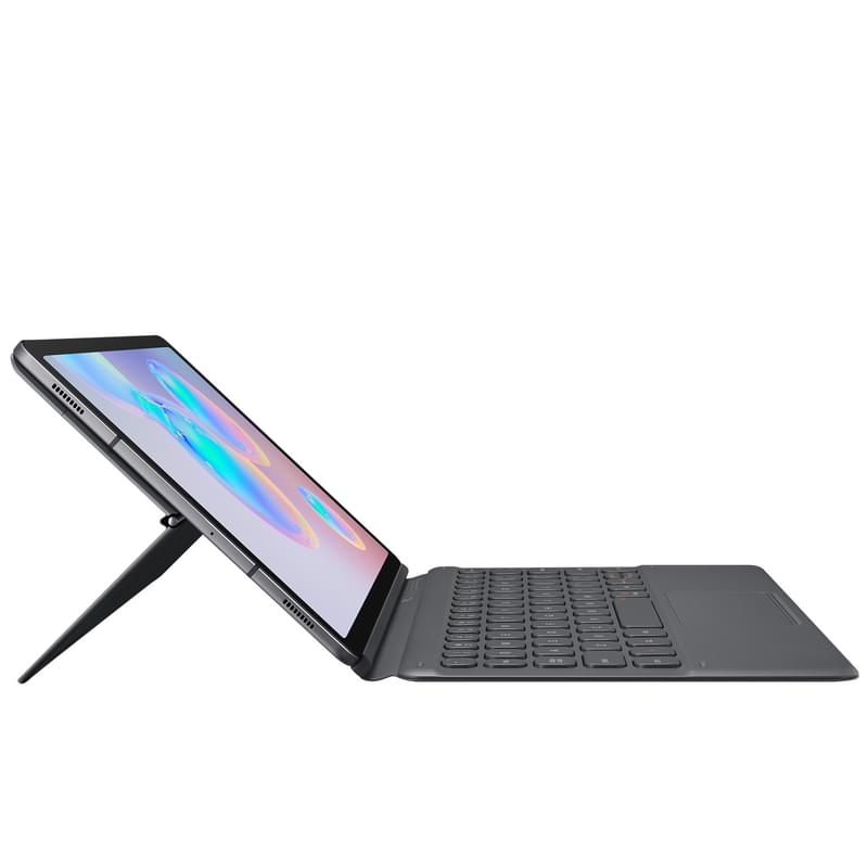Чехол-Клавиатура для Samsung Galaxy Tab S6 10.5", Gray (EF-DT860BJRGRU) - фото #2, Technodom.kz