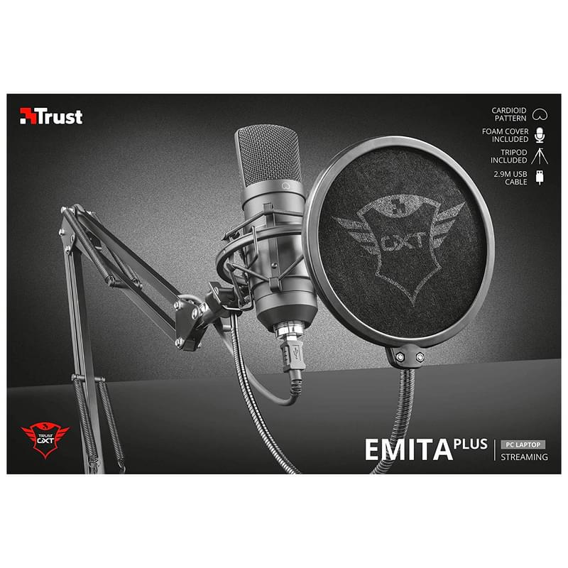 Микрофон игровой Trust GXT 252 EMITA PLUS STREAMING MICROPHONE - фото #4, Technodom.kz